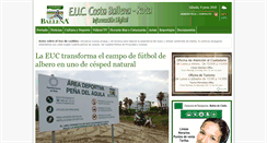 Desktop Screenshot of euccostaballena.com